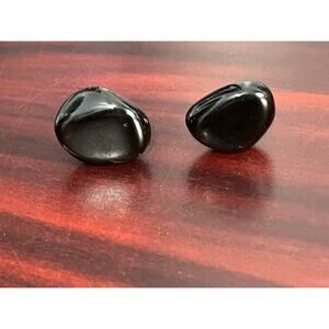 Black Tourmaline Stone Cufflinks